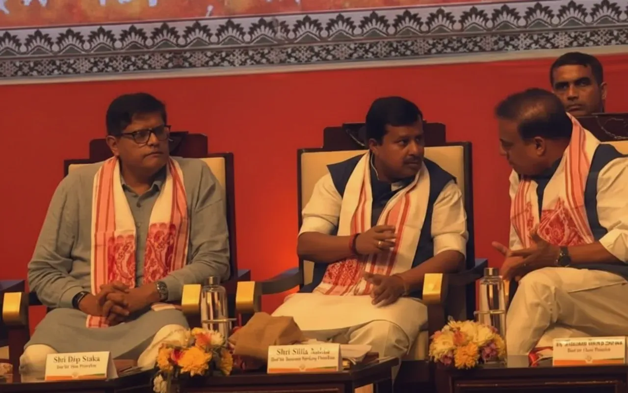 Assam CM Himanta Biswa Sarma, BJP National VP Jay Panda welcome Nitin Nabin as BJP steps up poll preparations