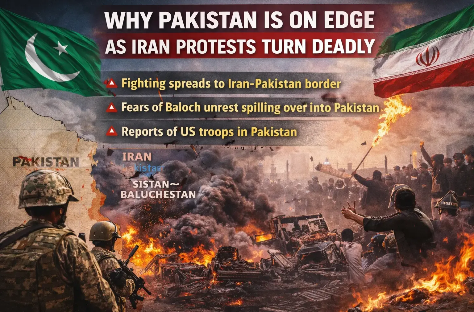 Why Pakistan Is on Edge as Iran Protests Turn Deadly