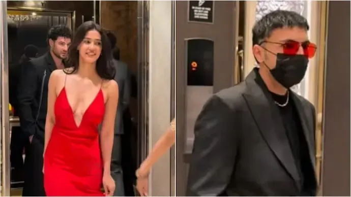 Viral video: Disha Patani, Talwiinder spark dating buzz at Nupur Sanon–Stebin Ben reception
