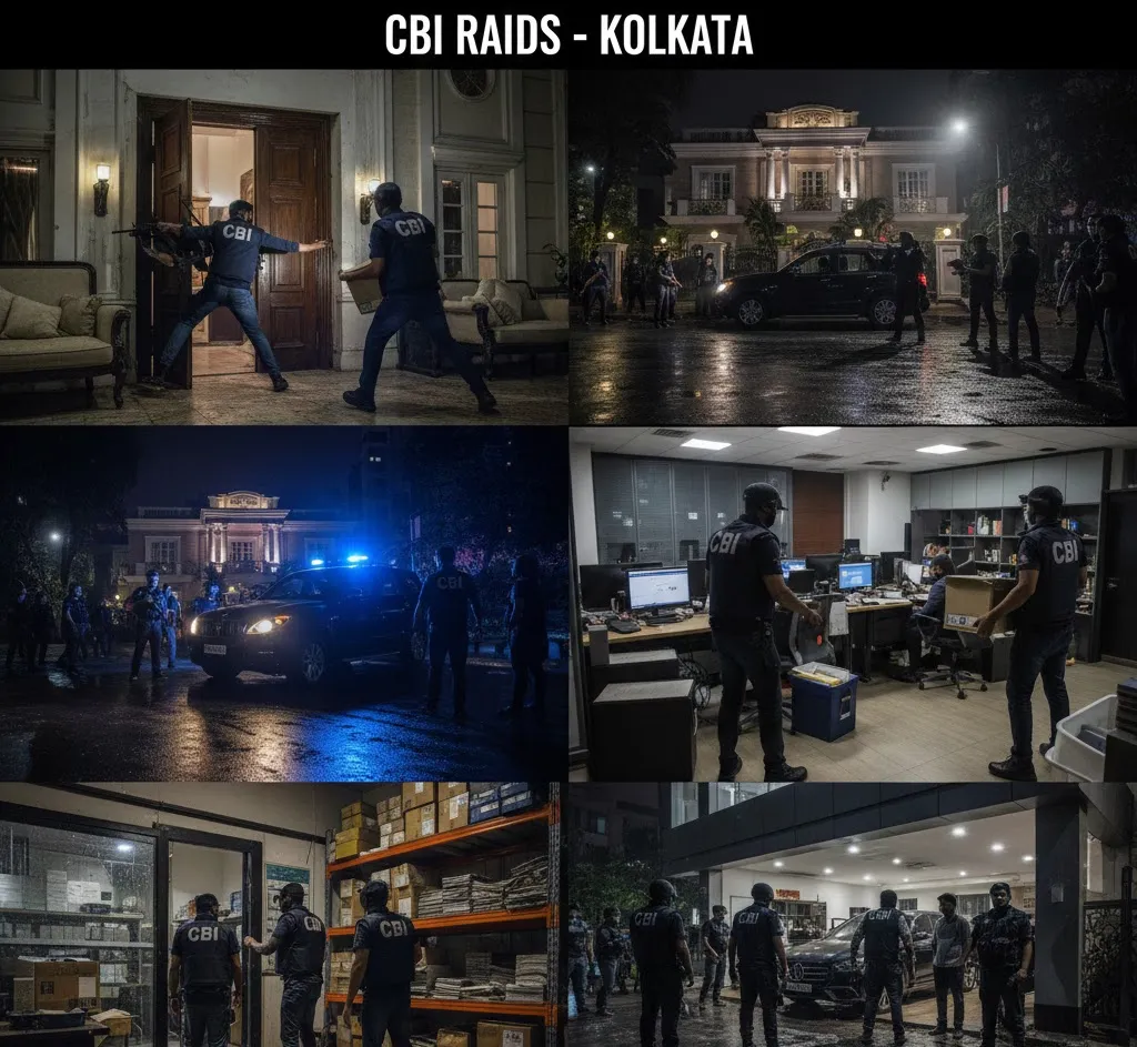 CBI Raids Five Locations in Kolkata in Multi-Crore Bank Fraud Case