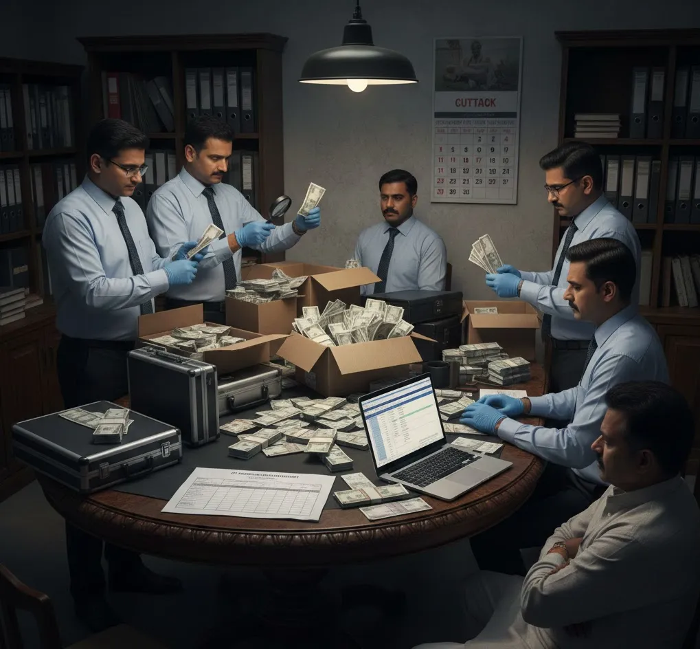 IT Department Steps Up Investigation After Rs 40 Lakh Cash Seized from Gold Trader in Cuttack