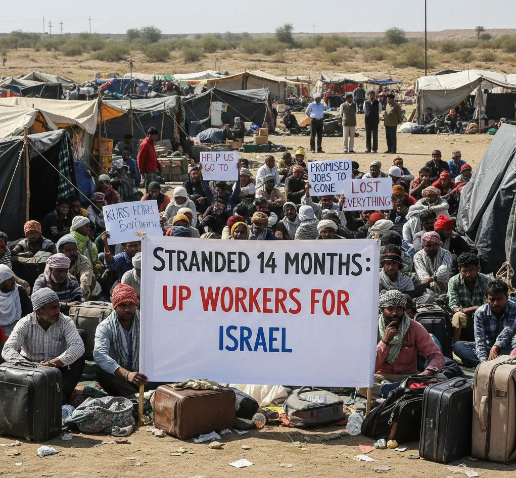 Over 1,300 UP Workers Selected for Israel Jobs Left Stranded for 14 Months
