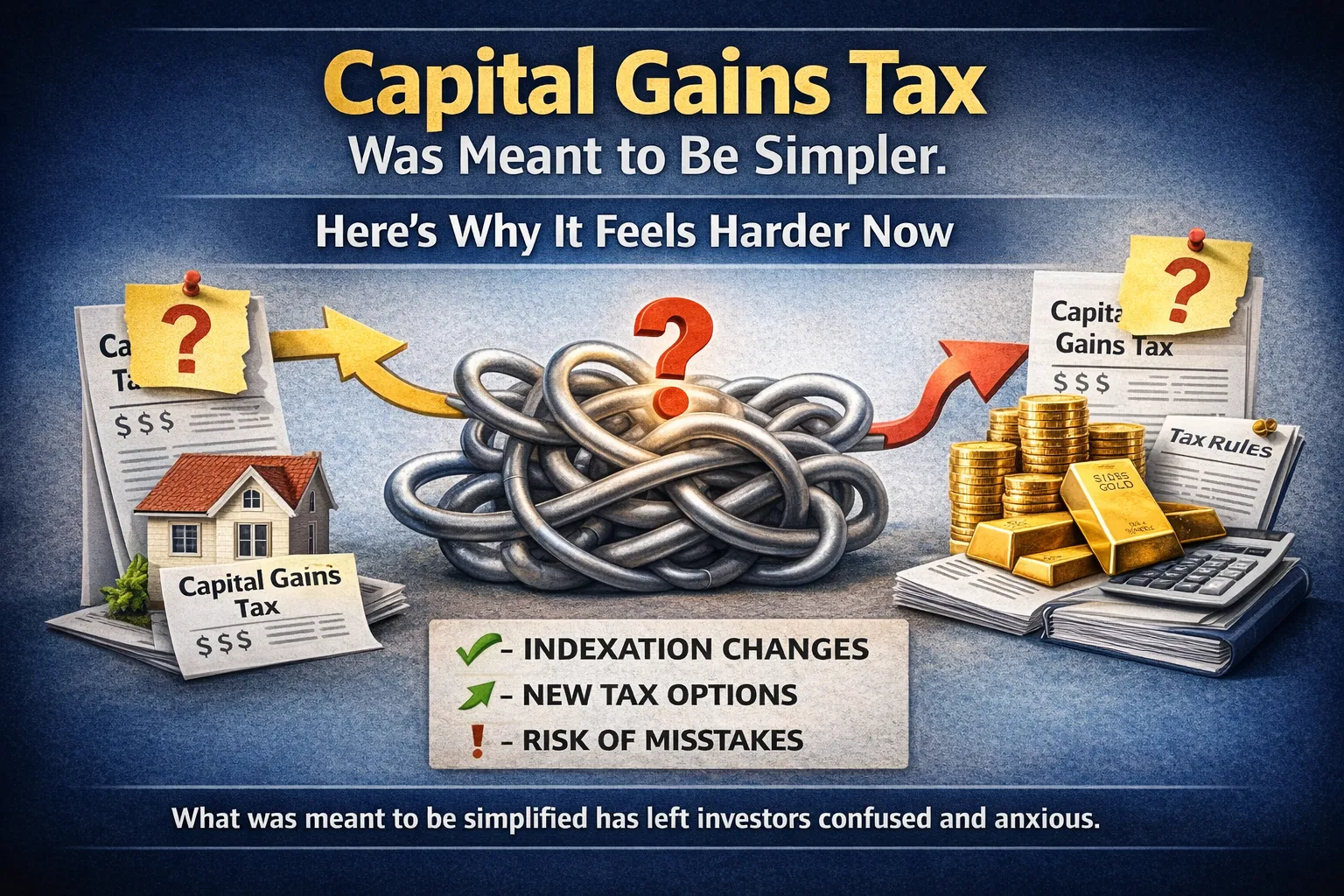Capital gains tax aimed for simplicity, but why does it feel tougher now?