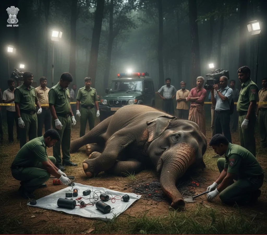 Odisha Elephant Killed by Explosive; Forest Department Seizes Bombs