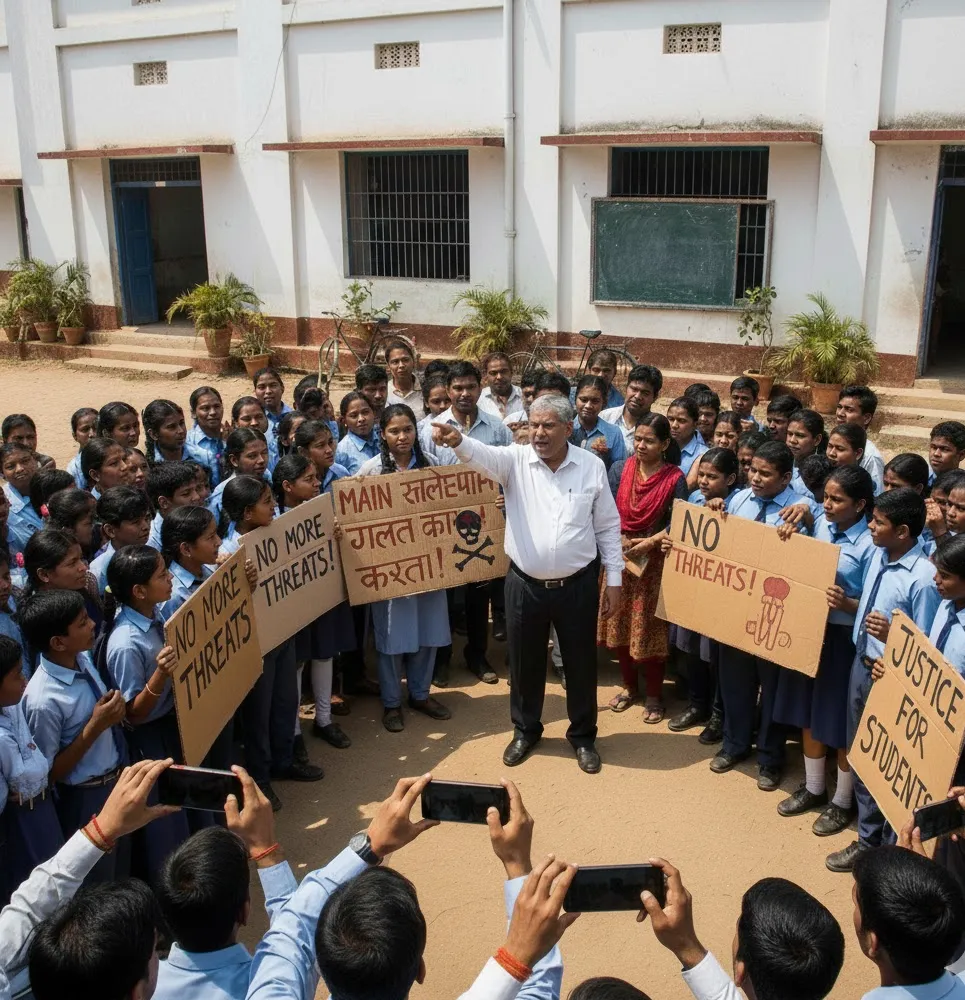 UP Principal’s Bizarre Remark Shocks Students During Confrontation