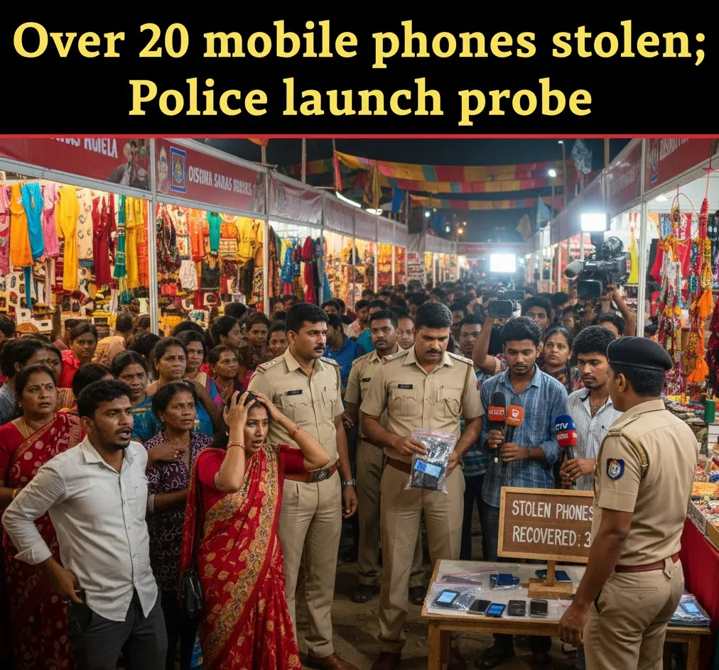 Bhubaneswar: Over 20 Mobile Phones Stolen at Sisir Saras Mela, Police Investigate