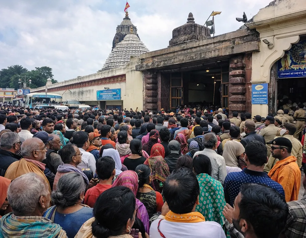 Rituals Delayed at Puri Srimandir as Patitapaban Temple Opens Late, Devotees Return Disappointed on New Year