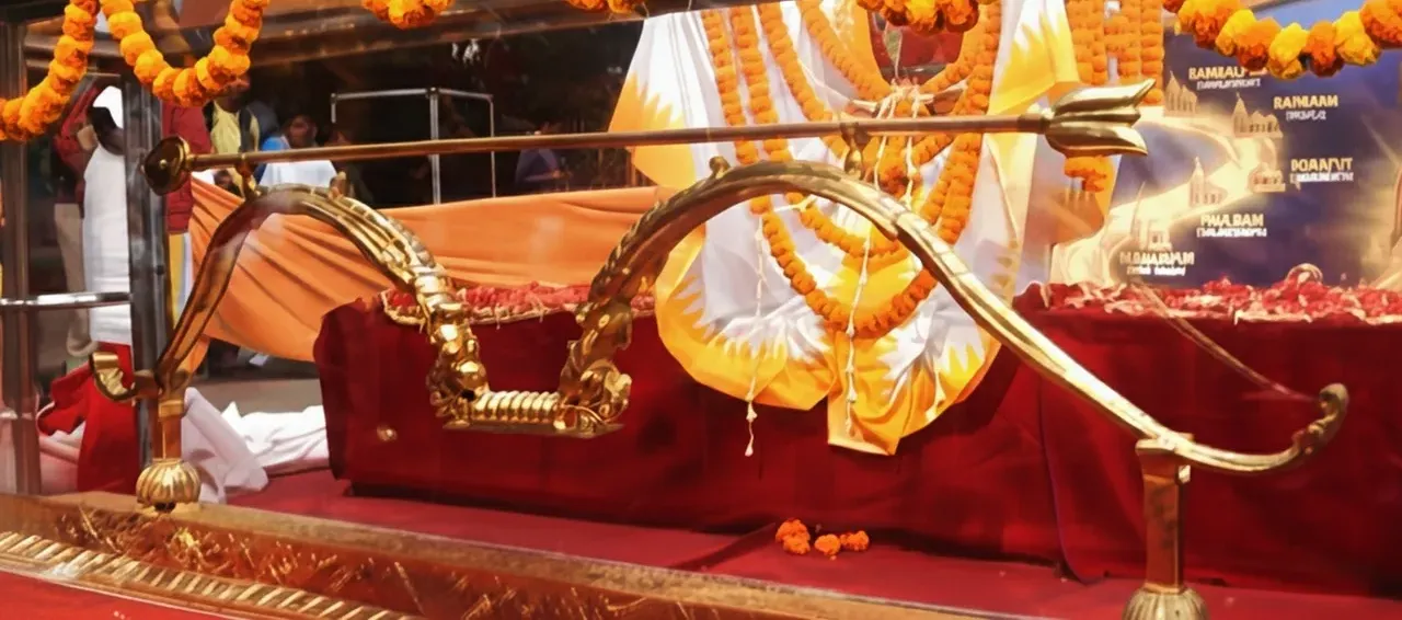 235-kg Panchadhatu Bow ‘Kodanda’ Begins Sacred Journey from Odisha to Ayodhya