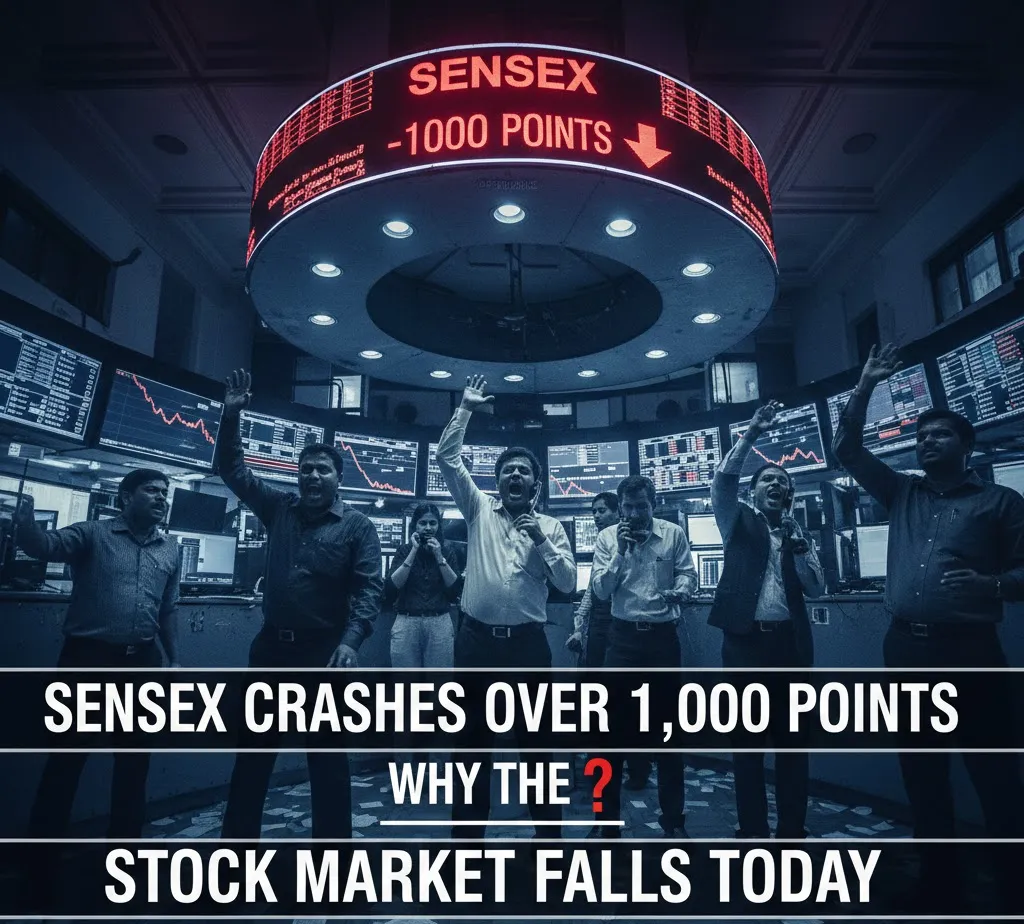 Sensex plunges over 1,000 points: What caused today’s market fall
