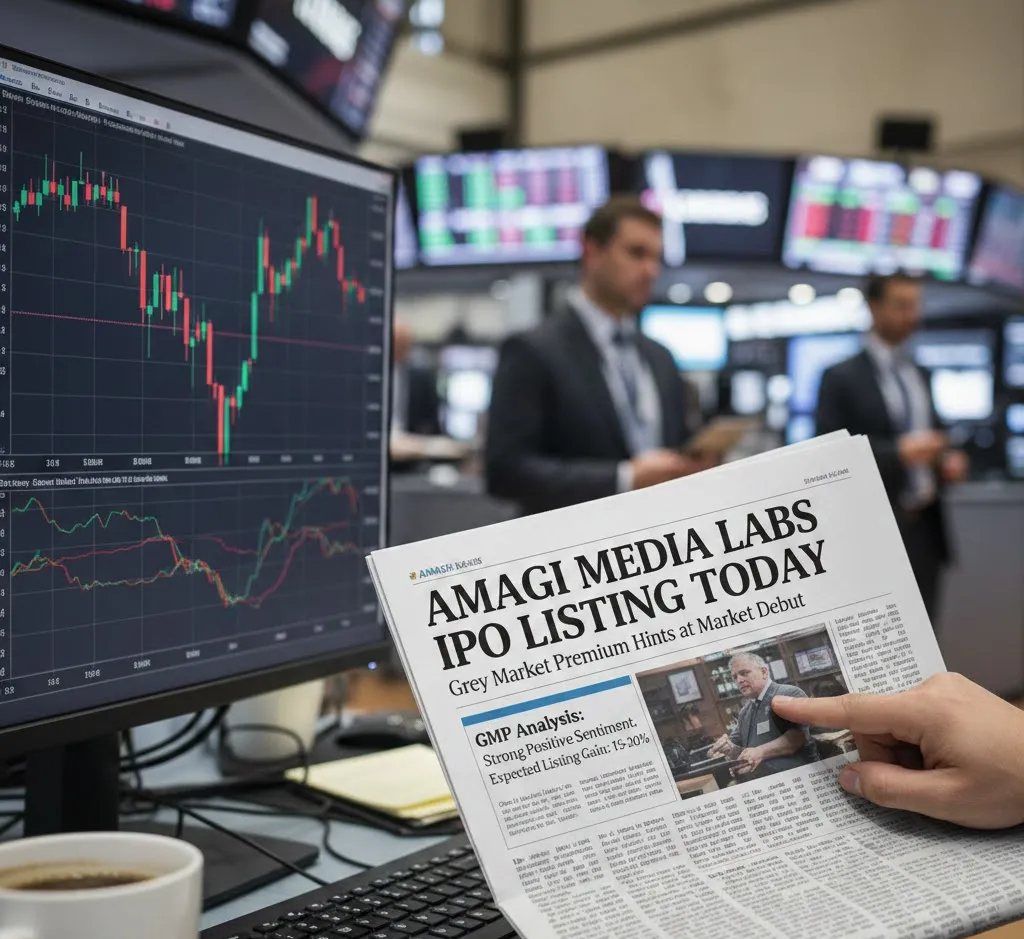 Amagi Media Labs IPO Lists Today: What GMP Signals for Market Debut
