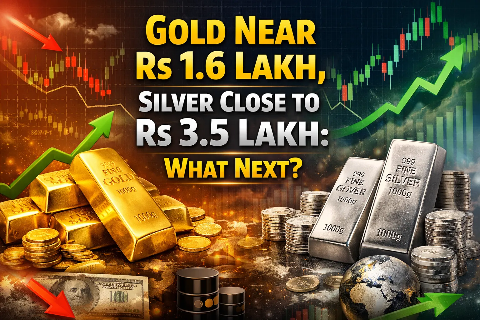 Gold nears Rs 1.6 lakh, silver approaches Rs 3.5 lakh: What’s next for metals?