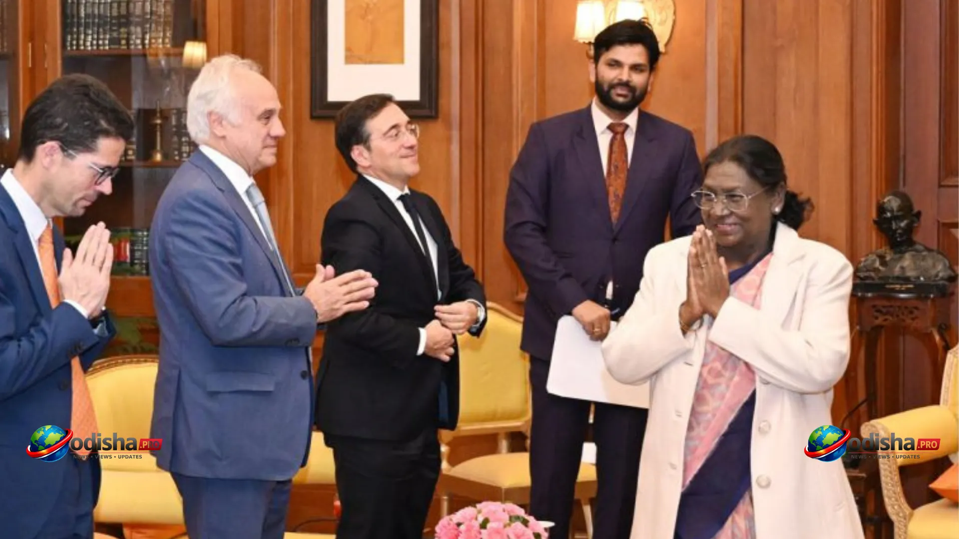 Spanish Foreign Minister Meets President Murmu as India–Spain Celebrate 70 Years of Diplomatic Relations