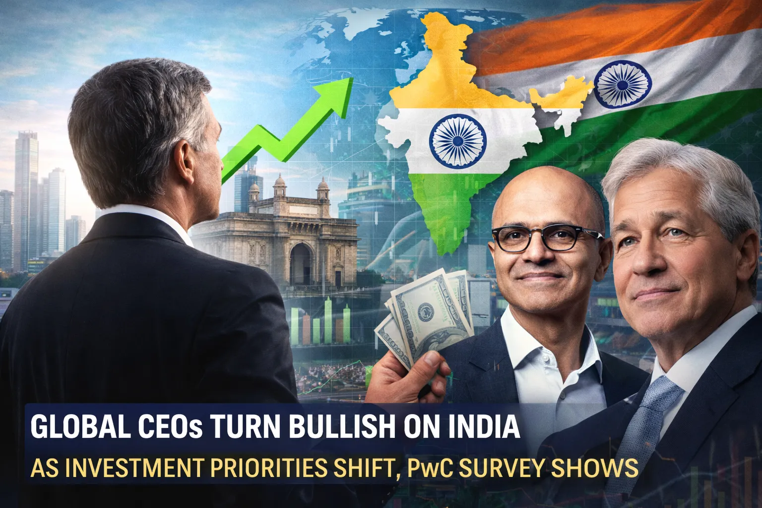 Global CEOs Turn Bullish on India as Investment Priorities Shift, PwC Survey Shows