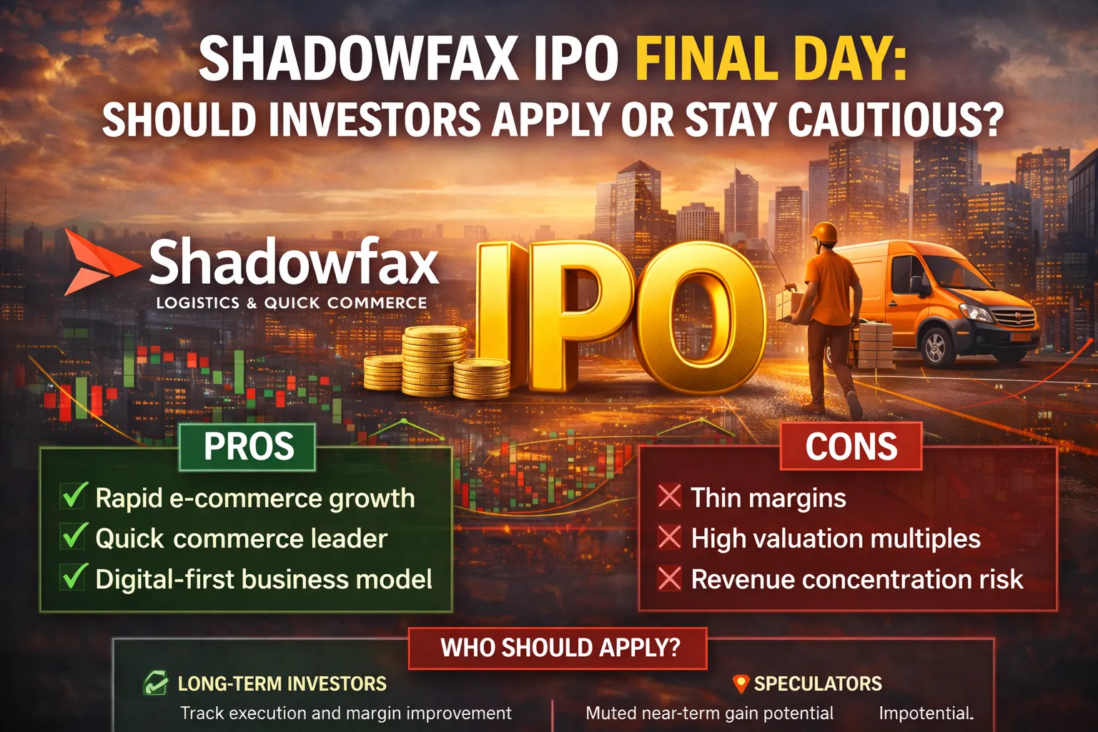 Shadowfax IPO Enters Final Day: Should Investors Apply or Stay Cautious?