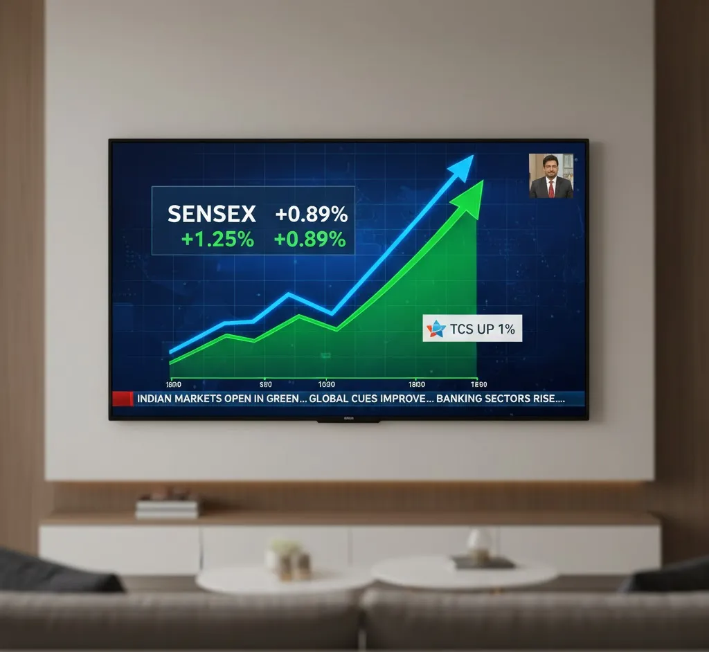 Sensex, Nifty Open Marginally Higher on Global Cues; FII Selling Keeps Rally in Check