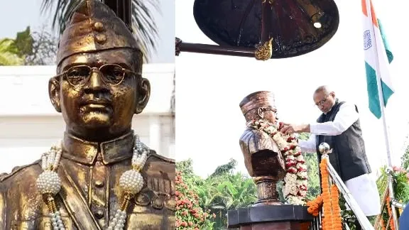 Vice President C.P. Radhakrishnan Visits Odisha, Pays Tribute to Netaji Subhas Chandra Bose in Cuttack