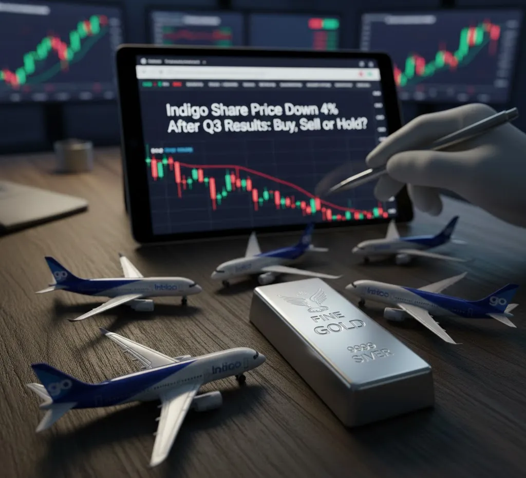 IndiGo Shares Slide Up to 4% After Q3 Profit Slumps 78% on One-Time Costs
