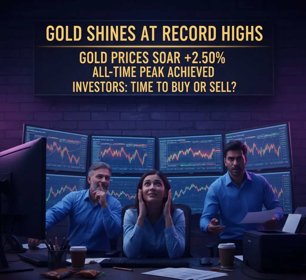Gold Hits Fresh Record High as Geopolitical Tensions and Weak Dollar Boost Safe-Haven Demand