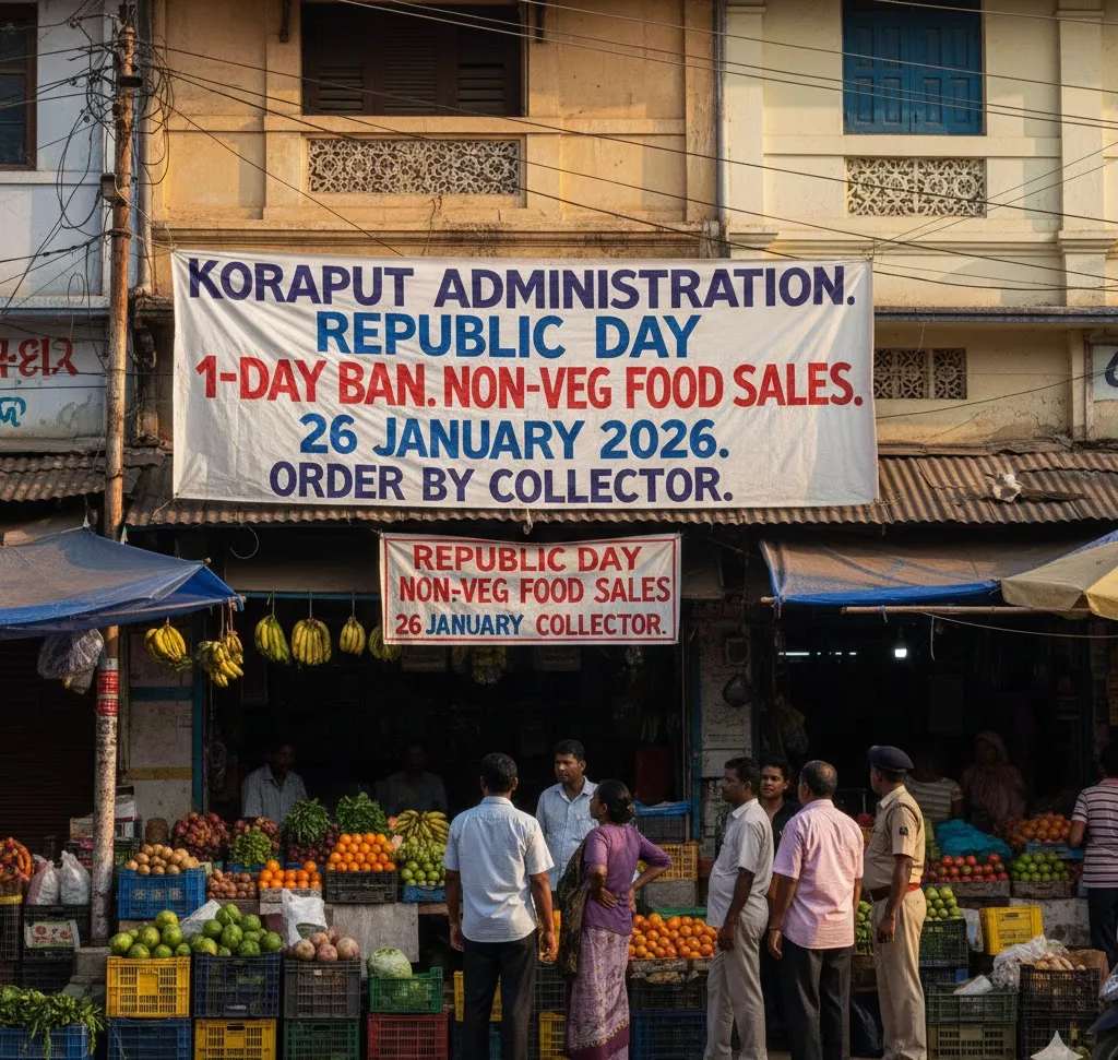 Koraput Imposes Ban on Sale of Non-Vegetarian Food on Republic Day