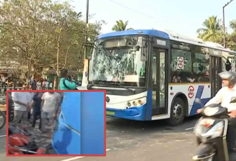 Ama Bus Hits Scooter in Bhubaneswar’s Patrapada, Rider Injured
