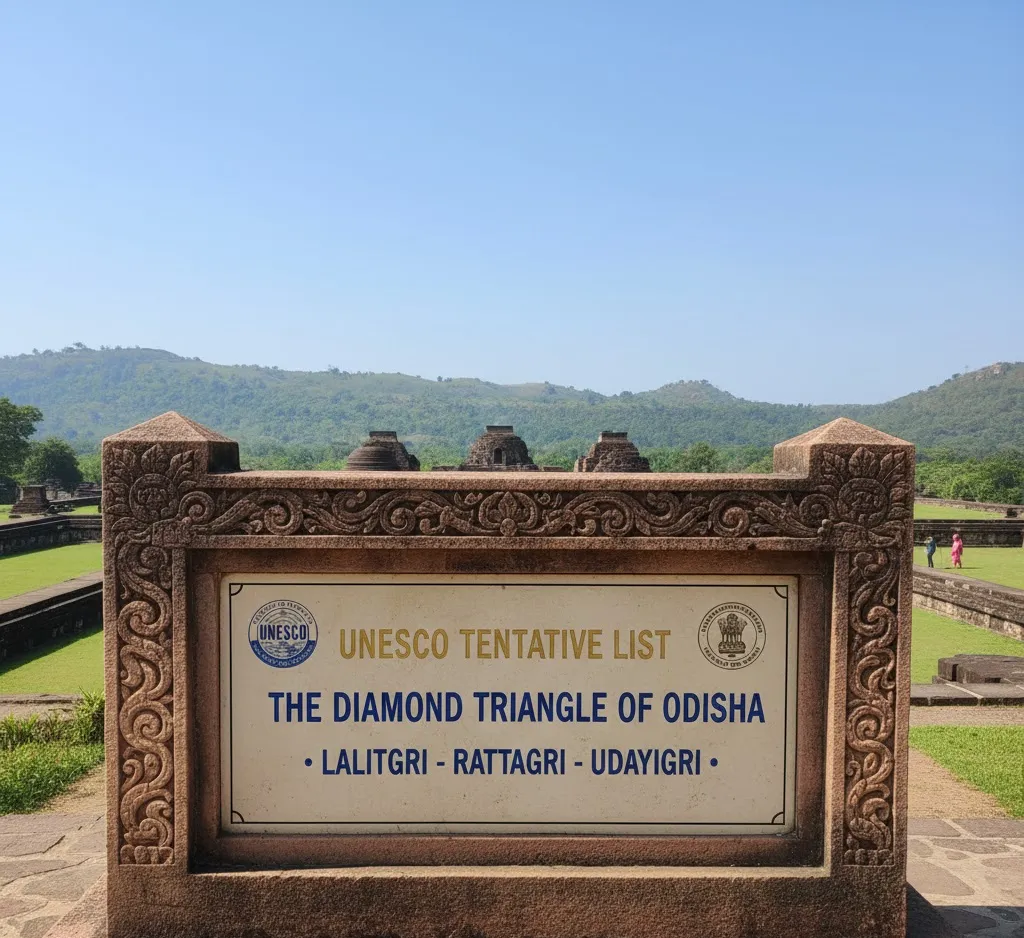 UNESCO Adds Odisha’s Diamond Triangle Buddhist Sites to India’s Tentative World Heritage List
