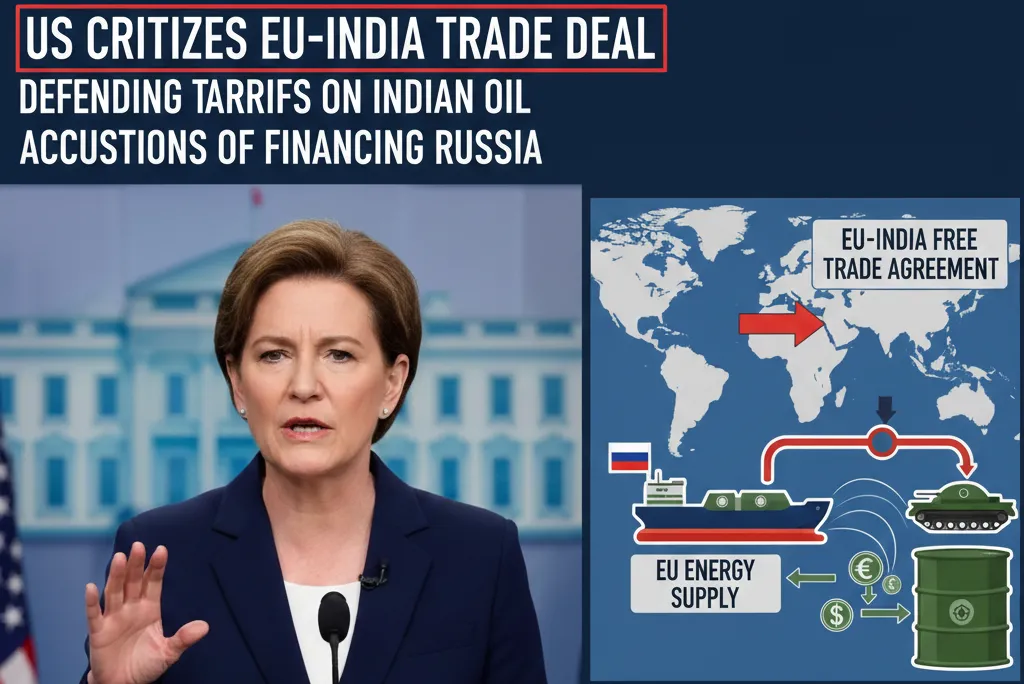 US Questions EU’s Trade Timing With India, Backs Tariffs Over Russian Oil Links