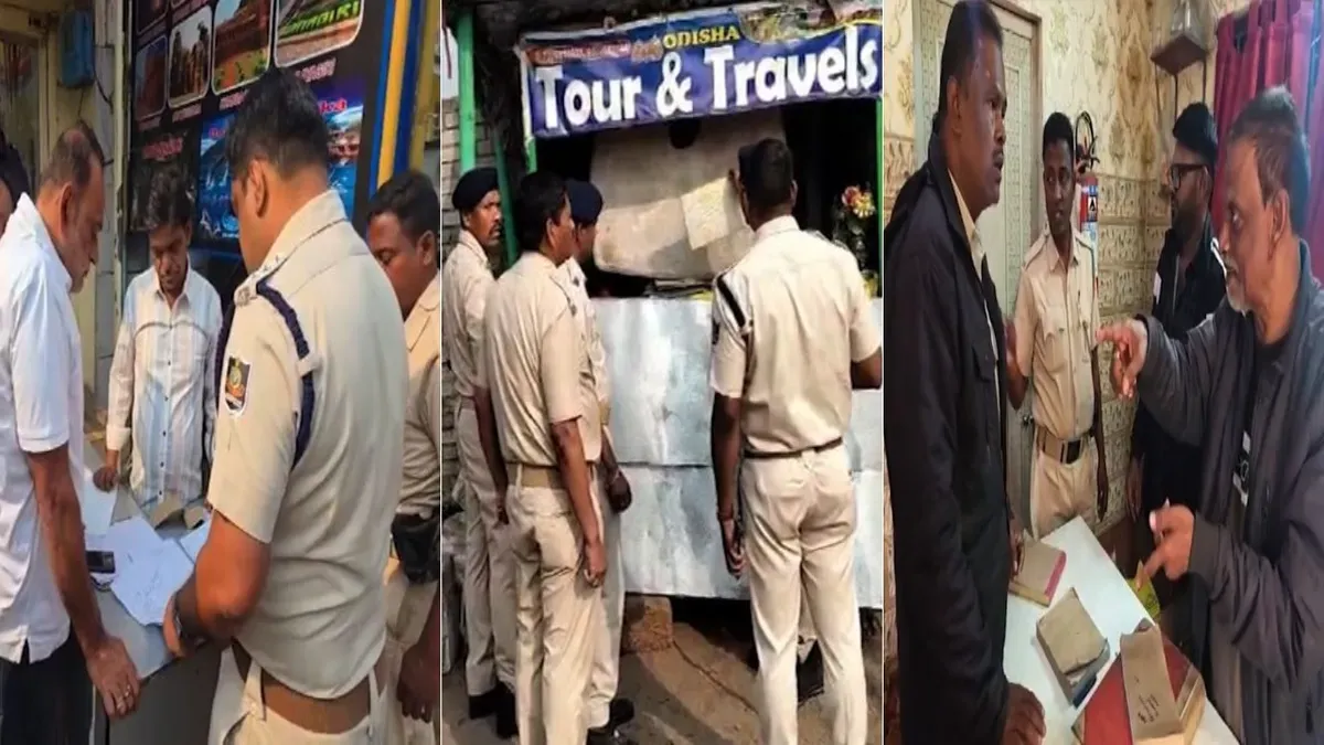 Police, GST Officials Raid Tour and Travel Offices Along Puri Sea Beach