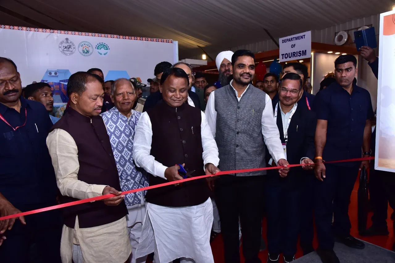 Odisha CM Mohan Charan Majhi Inaugurates OMC Pavilion at 25th Enterprise Odisha in Rourkela