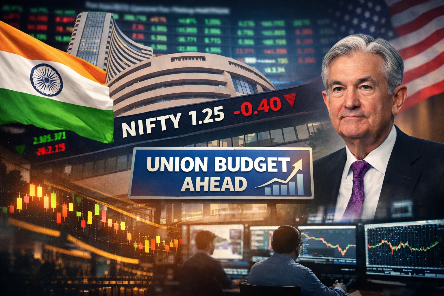 Markets Likely to Open Flat as Investors Await Union Budget, Assess Fed Impact