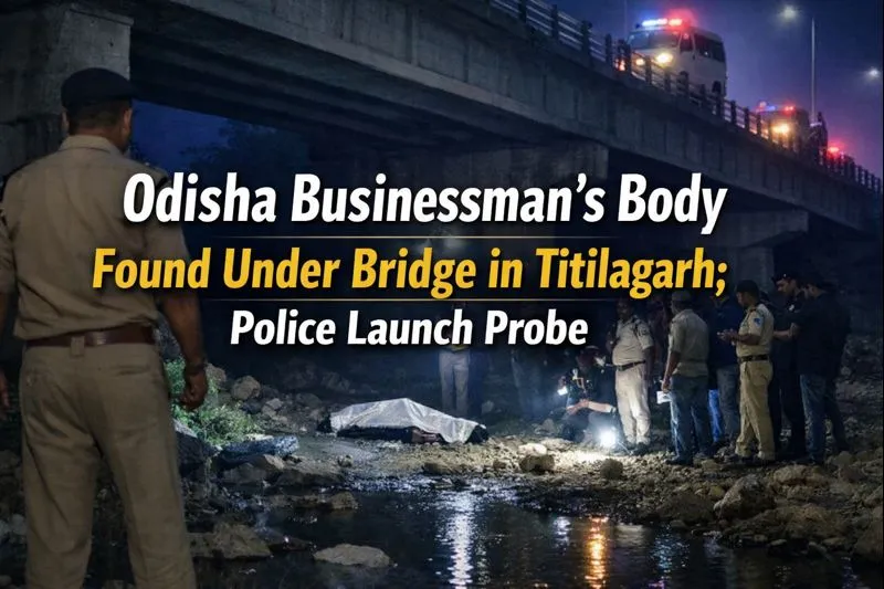 Odisha Businessman’s Body Found Under Bridge in Titilagarh; Police Launch Probe