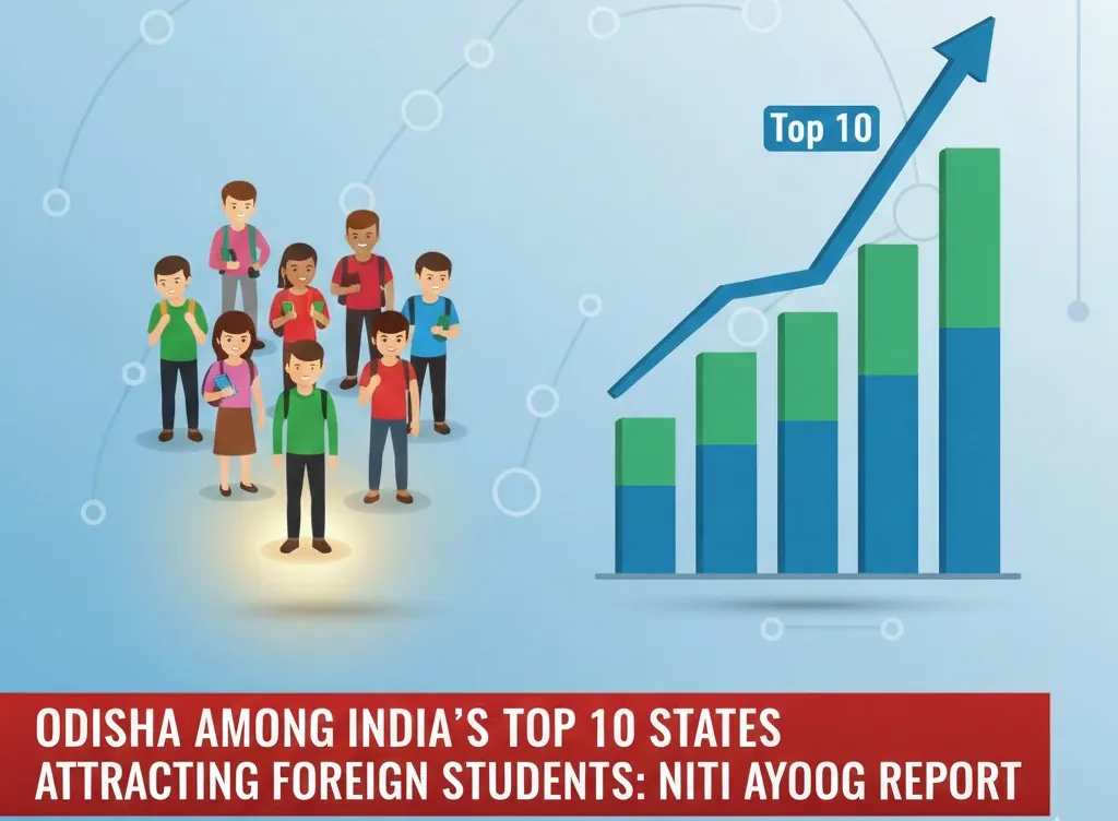 Odisha among India’s top 10 states attracting foreign students: NITI Aayog report