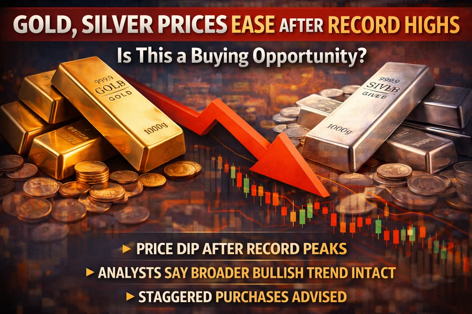 Gold, Silver Prices Ease After Record Highs: Is This a Buying Opportunity?