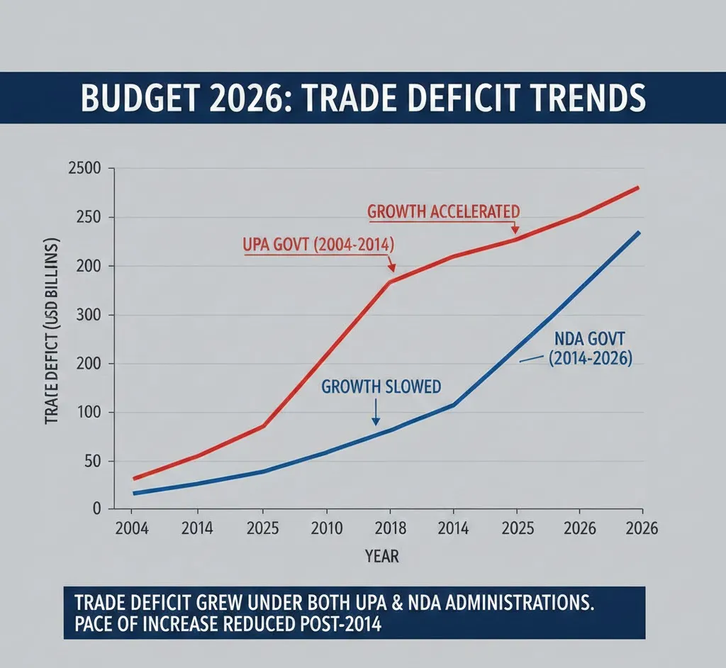 India’s Trade Deficit: How UPA and NDA Years Shaped Two Very Different Trade Paths