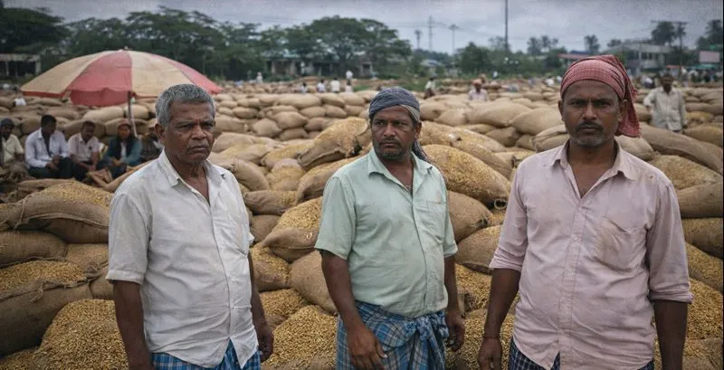Paddy procurement halted at Malmunda Mandi as millers’ protest hits farmers in Bolangir
