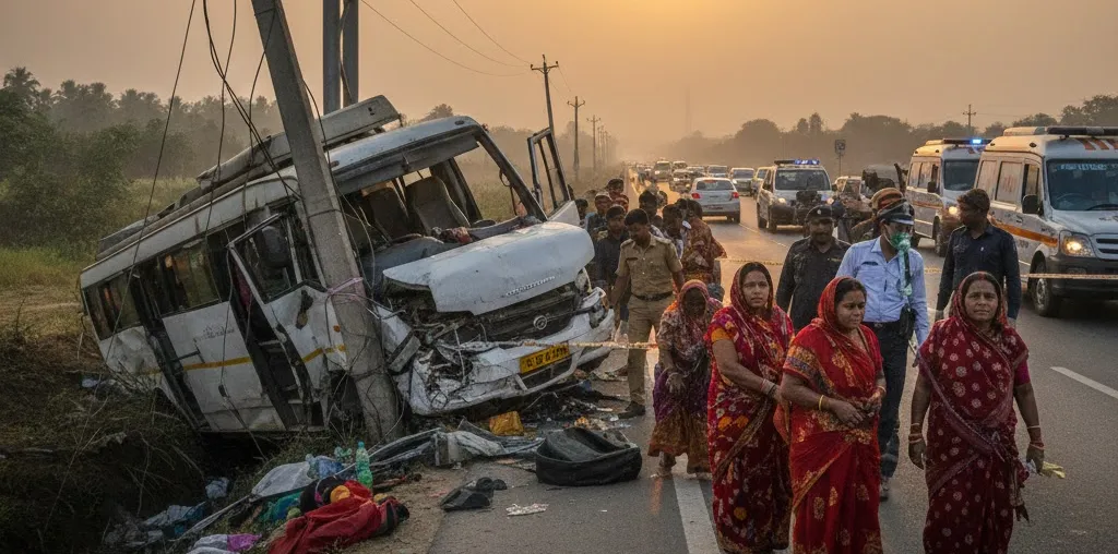 Vehicle carrying pilgrims from Madhya Pradesh crashes near Pipili, 6 women injured