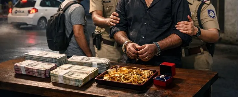 Bhubaneswar OLA Driver Arrested After Fleeing With ₹20 Lakh in Diamonds, Gold and Foreign Currency