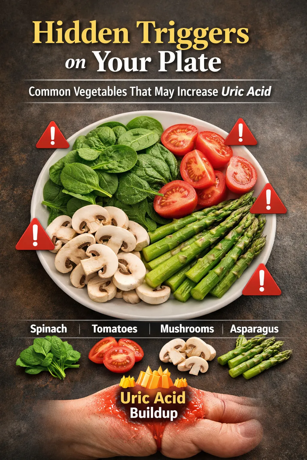 Everyday Vegetables That May Silently Increase Uric Acid Levels