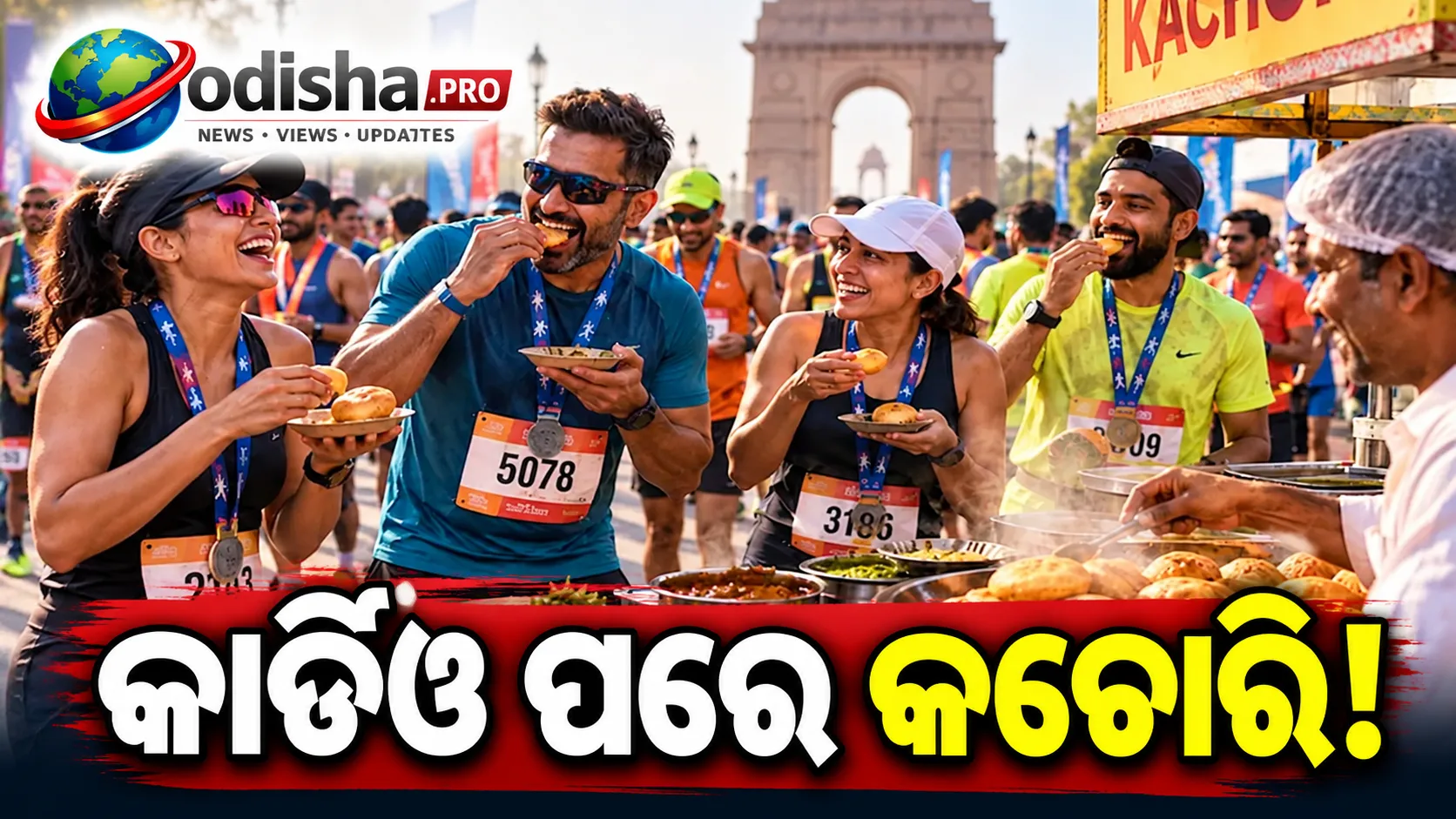 କାର୍ଡିଓ ପରେ କଚୋରି! ଭାରତରେ ବଢ଼ୁଛି ଖାଦ୍ୟ-ଥିମ୍ ରନିଂର କ୍ରେଜ୍