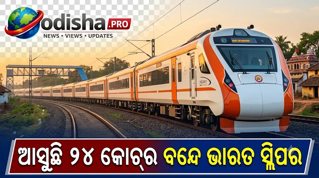 ରେଳଯାତ୍ରୀଙ୍କ ପାଇଁ ବଡ଼ ଖବର! ଆସୁଛି ୨୪ କୋଚ୍‌ର ବନ୍ଦେ ଭାରତ ସ୍ଲିପର୍, ୧,୨୨୪ ଯାତ୍ରୀଙ୍କ ପାଇଁ ସୁବିଧା
