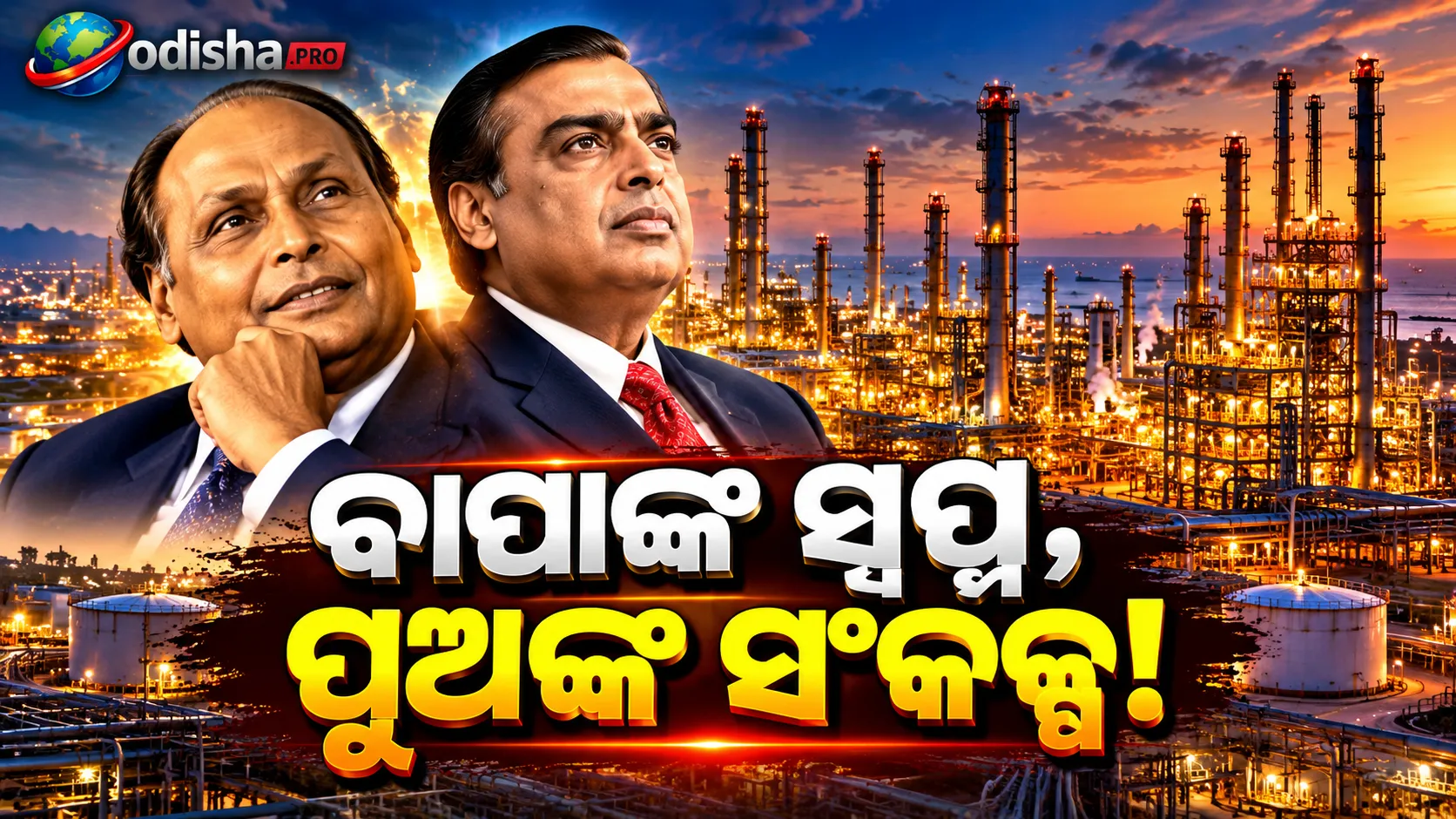 ବାପାଙ୍କ ସ୍ୱପ୍ନ, ପୁଅଙ୍କ ସଂକଳ୍ପ: ମାତ୍ର ୩୬ ମାସରେ ଜାମନଗରରେ ଗଢ଼ିଉଠିଲା ବିଶାଳ ରିଫାଇନାରୀ