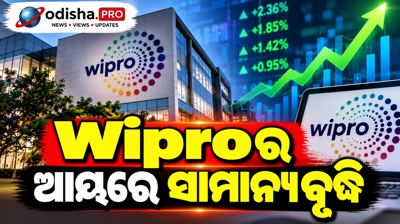 Wiproର ଆୟରେ ସାମାନ୍ୟ ବୃଦ୍ଧି, ୪ ବର୍ଷର ସର୍ବନିମ୍ନ ସ୍ତରକୁ ଖସିଲା ଡିଲ୍ ବୁକିଂ
