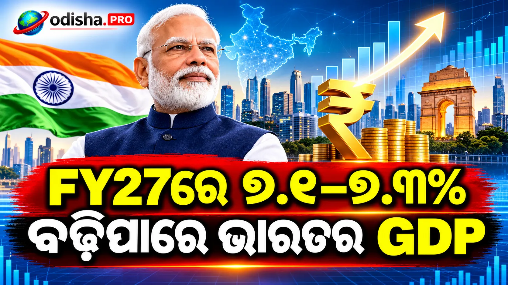 FY27ରେ ୭.୧–୭.୩% ବଢ଼ିପାରେ ଭାରତର GDP, Private Investment ବଢ଼ିଲେ ମିଳିବ ଅତିରିକ୍ତ ଚାହିଦା: Deloitte