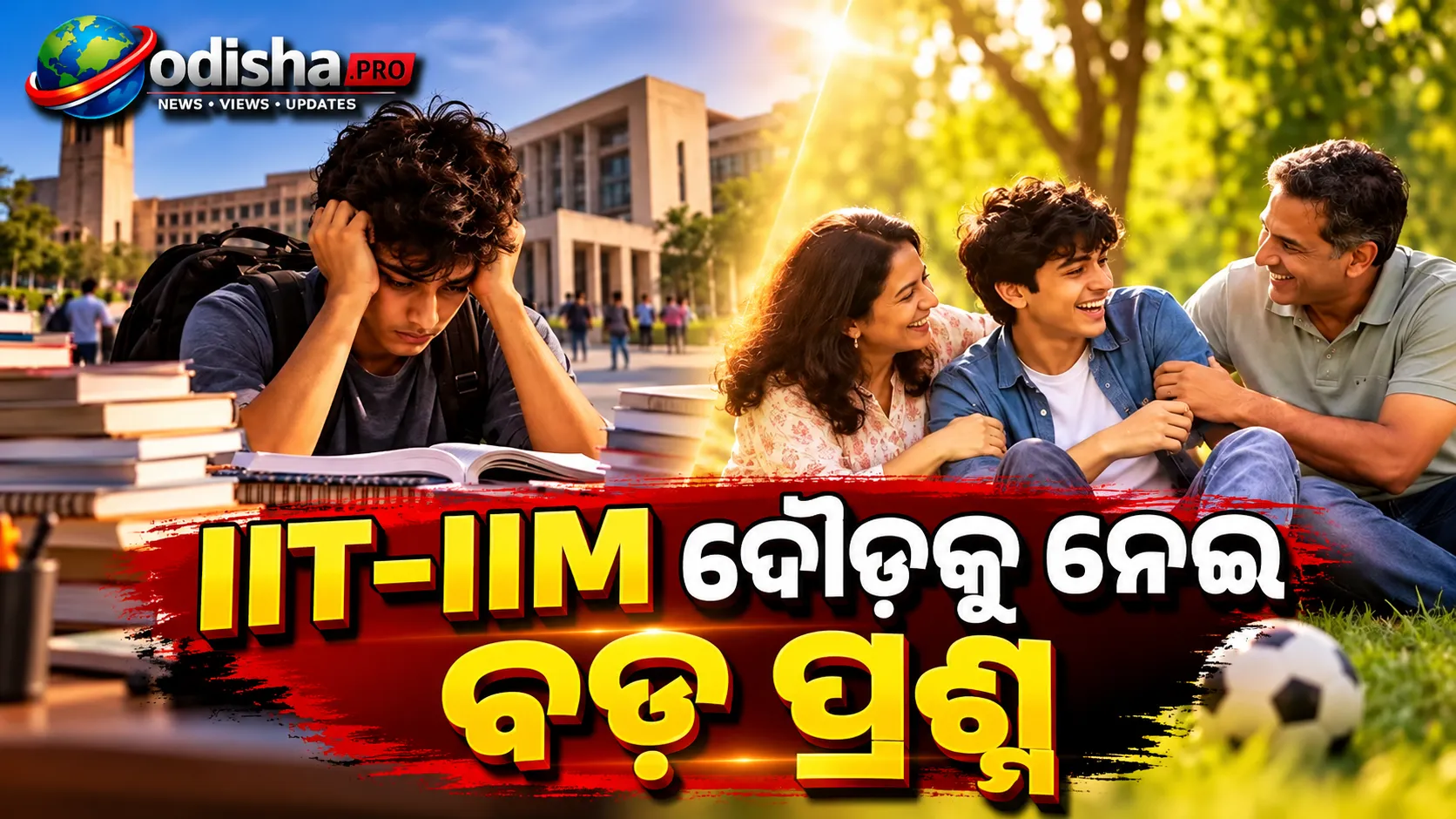 IIT-IIM ଦୌଡ଼କୁ ନେଇ ବଡ଼ ପ୍ରଶ୍ନ: IIM-A ଗ୍ରାଜୁଏଟ୍‌ କହିଲେ—ପିଲାମାନେ ନିଜ ଇଚ୍ଛାରେ ଜୀବନ ବାଛନ୍ତୁ