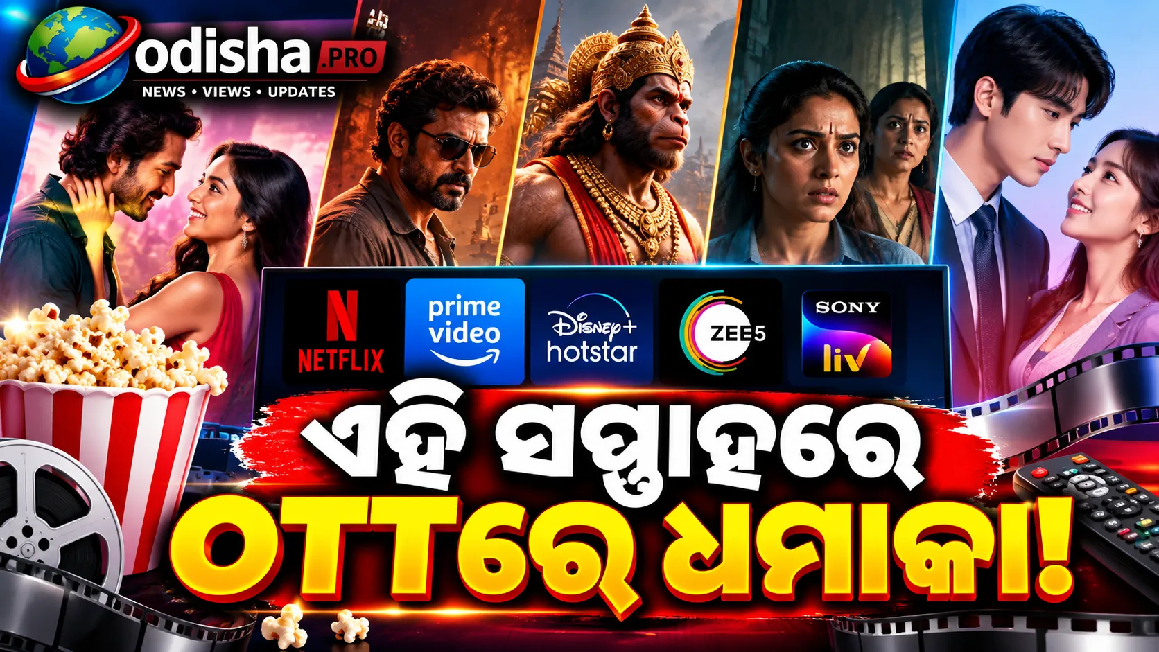 ଏହି ସପ୍ତାହରେ OTTରେ ଧମାକା: ‘ଗଜବ ରାତ୍’ରୁ ‘ଲଭ୍ ଇନ୍ ଡିସଗାଇଜ୍’ ପର୍ଯ୍ୟନ୍ତ ୯ଟି ଦମଦାର ଫିଲ୍ମ-ସିରିଜ୍