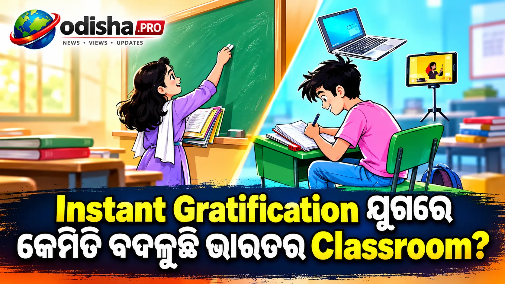 Instant Gratification ଓ କମୁଥିବା Attention Span: ଭାରତୀୟ Classroomରେ ବଢ଼ୁଛି ନୂଆ Challenge