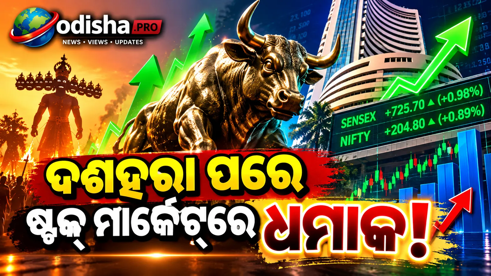 ସେନ୍‌ସେକ୍ସ ୭୦୦ ପଏଣ୍ଟ ଉପରେ, ୨୩ ହଜାର ପାର୍‌ ନିଫ୍ଟି; IT ଷ୍ଟକ୍‌ରେ ଜୋରଦାର କିଣାବିକା