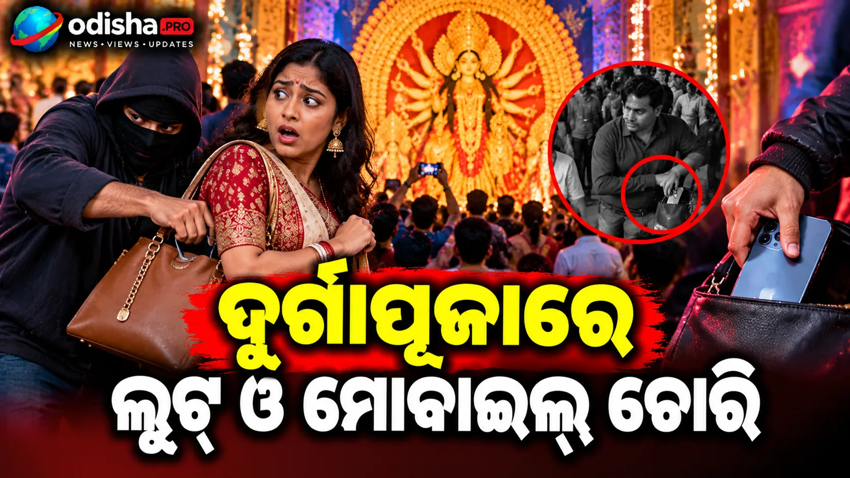 ଦୁର୍ଗାପୂଜାରେ ଲୁଟ୍‌ ଓ ମୋବାଇଲ୍ ଚୋରି: ଭୁବନେଶ୍ୱରରେ ୭ ଗିରଫ, ୨ BTech ଛାତ୍ର ସାମିଲ