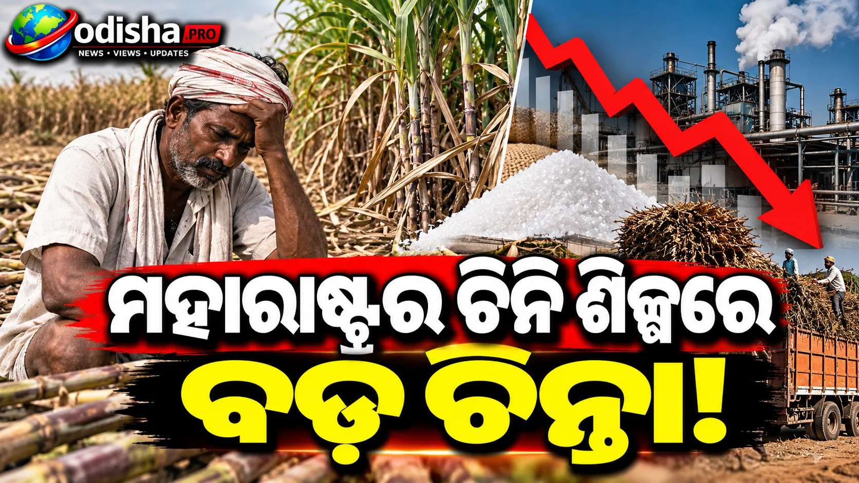 ମହାରାଷ୍ଟ୍ରରେ ମରୁଡ଼ିର ପ୍ରଭାବ: କମିପାରେ ଚିନି ଉତ୍ପାଦନ, ଇଥାନଲ୍ ଉତ୍ପାଦନରେ ୩୦% ହ୍ରାସ ଆଶଙ୍କା