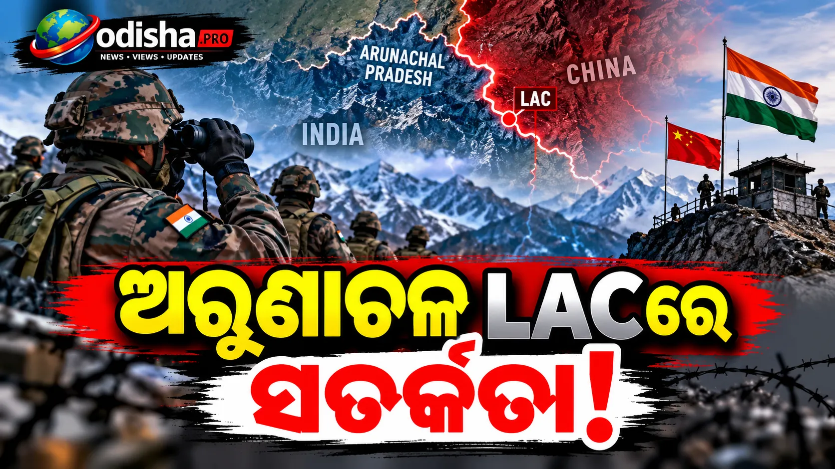 ଅରୁଣାଚଳ LACରେ ସତର୍କତା: ଆସାଫିଲା-ଲୋଙ୍ଗଜୁରେ ଭାରତ-ଚୀନ ପାଟ୍ରୋଲିଂ ମୁହାଁମୁହିଁ, ସ୍ଥିତି ନିୟନ୍ତ୍ରଣରେ