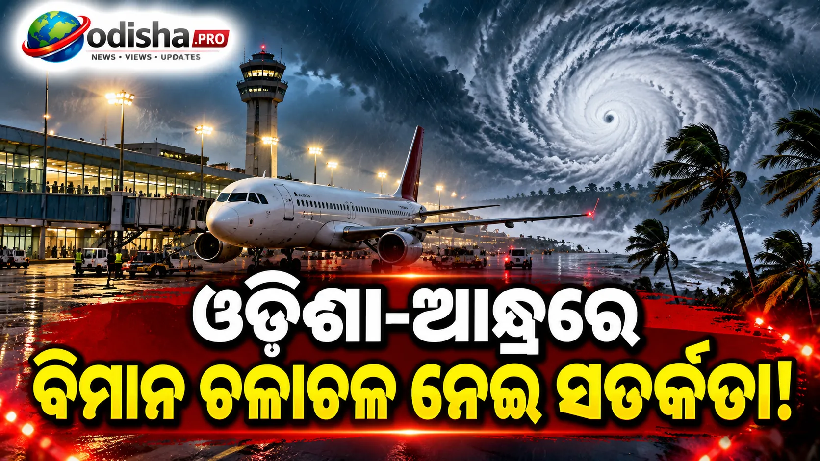 ବାତ୍ୟା ‘ଅର୍ଣ୍ଣବ’ ପାଇଁ ବିମାନ ଚଳାଚଳ ଉପରେ ନଜର: ଓଡ଼ିଶା-ଆନ୍ଧ୍ରରେ ସତର୍କ ରହିଲା ବେସାମରିକ ବିମାନ ଚଳାଚଳ ମନ୍ତ୍ରଣାଳୟ